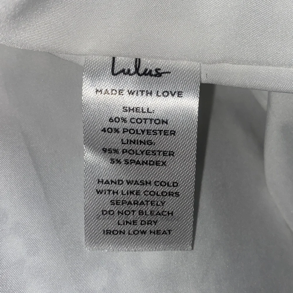 NWOT LuLus  Lined Dress With Smocking Detail - Picture 7 of 7